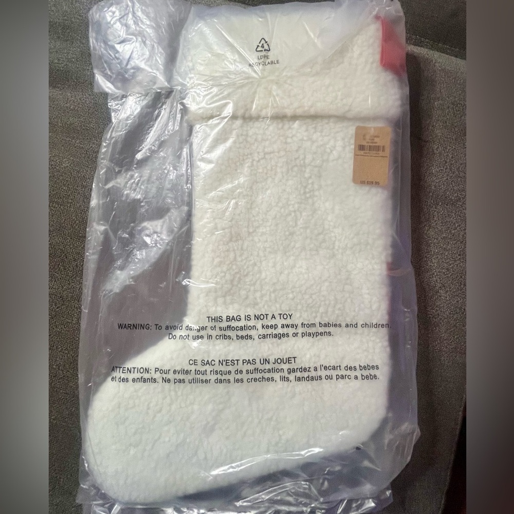 Traded* New! PINK White with Red and Pink Christmas stocking - Picture 3 of 3